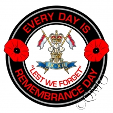 9th/12th Royal Lancers Remembrance Day Sticker